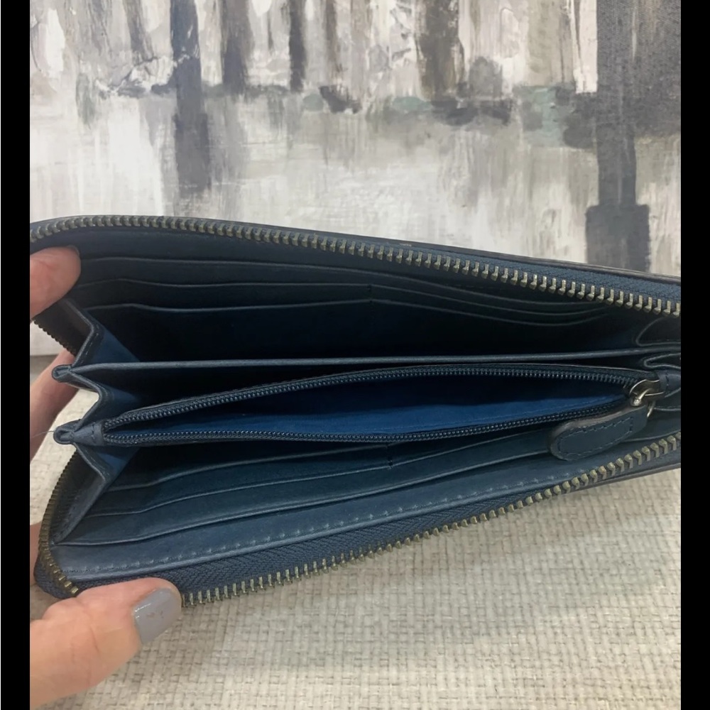Frye Wallet Peacock Blue - Picture 11 of 15